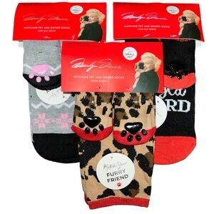 Marilyn Monroe matching pet and owner socks